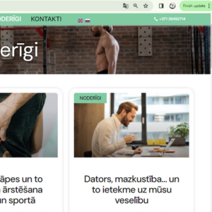 Web lapu izstrāde / www.sportmed.lv