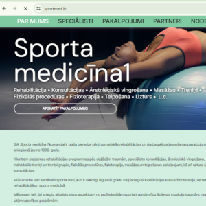 www.sportmed.lv web lapu izstrāde