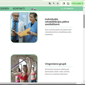 www.sportmed.lv web lapu izstrāde